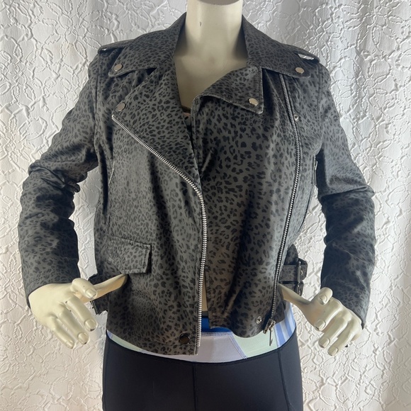 Walter Baker Francis leopard print leather Jacket - Picture 4 of 7